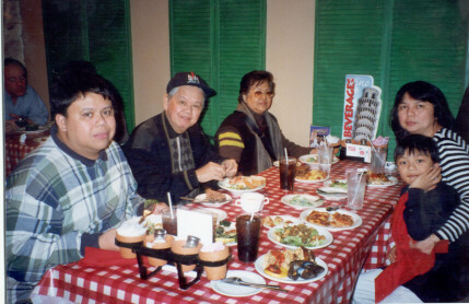 lolo, lola, tito leo Adea: good chow!