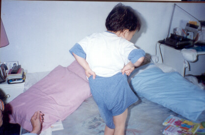 getting dressed by myself