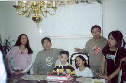 jamming w/ Paetenian kids