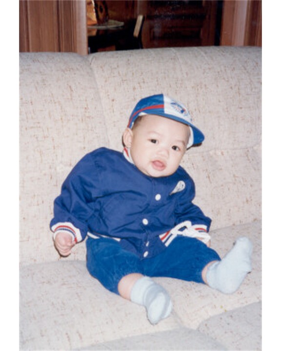 first Blue Jays suit & cap